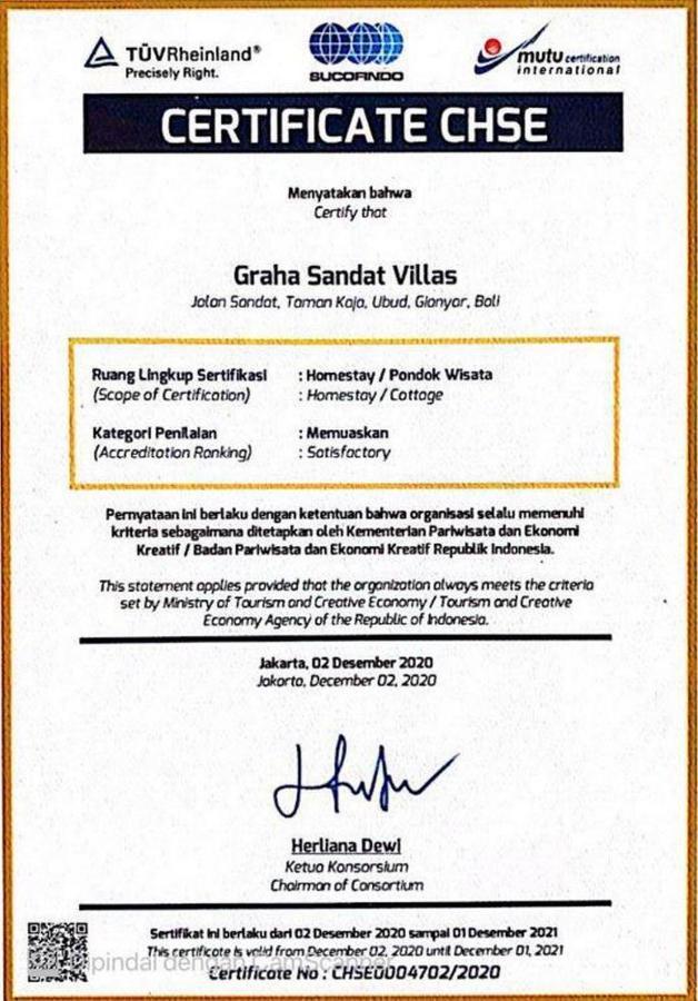 Graha Sandat Villas By Pramana Villas Ubud Esterno foto
